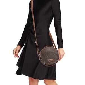 Calvin Klein Belfast Monogram Round Crossbody